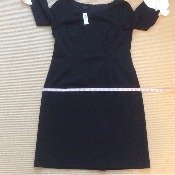 Talbots Black Sheath Dress - Size 12 - Picture 7 of 13